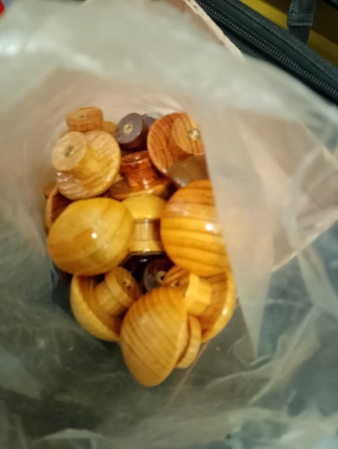 Brand new Wooden Mushroom Drawer Knobs 2$ Each