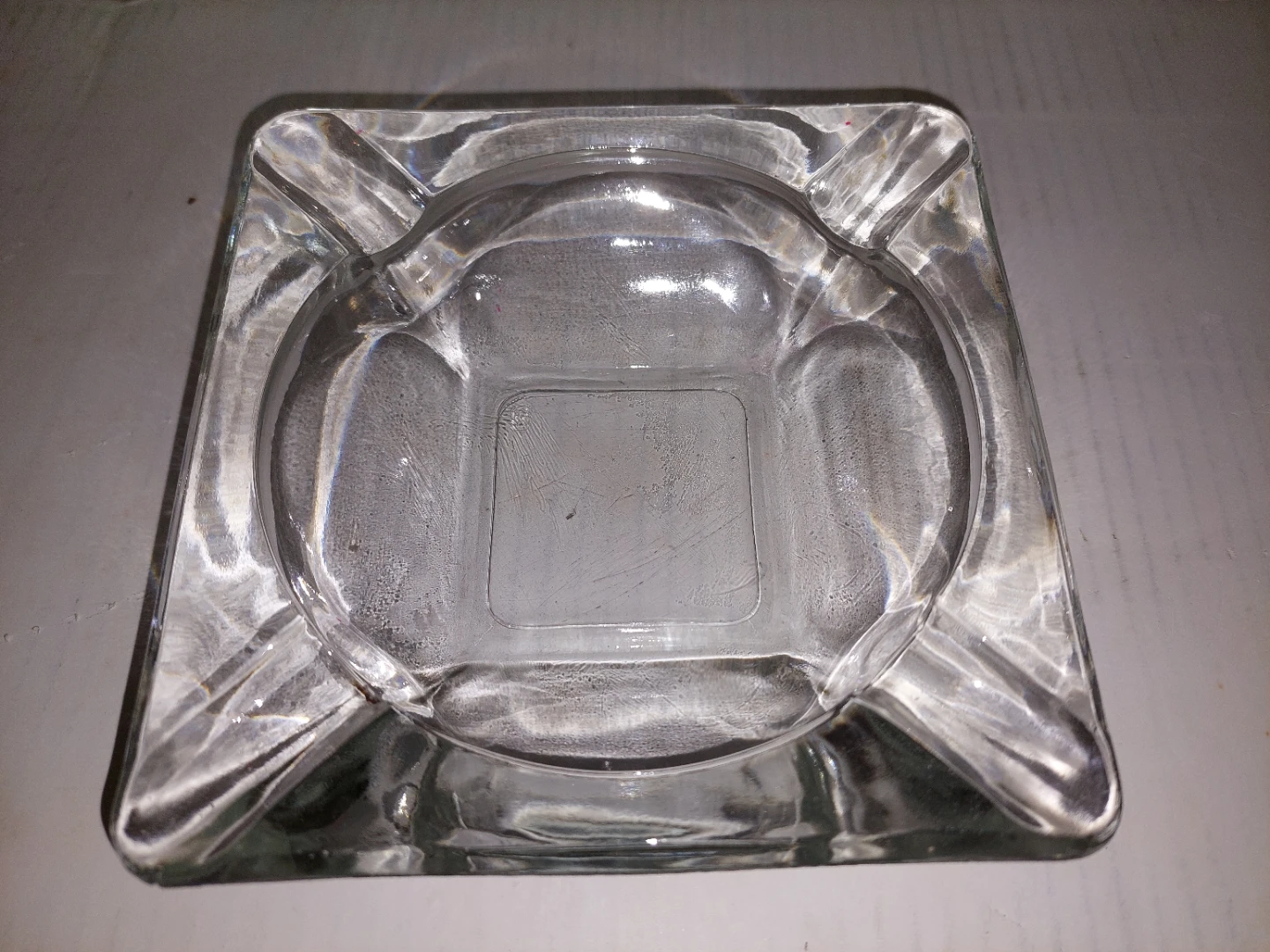 Vintage Glass Ashtray