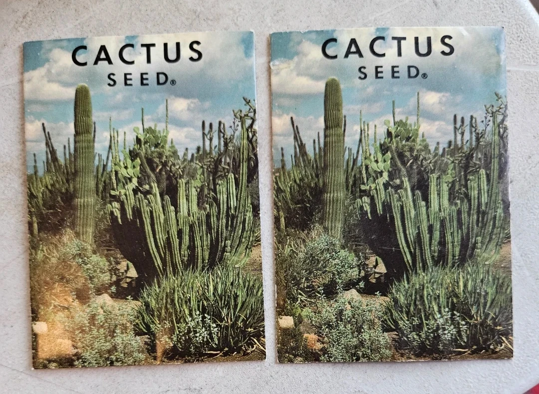 30 year old Cactus Seed packs