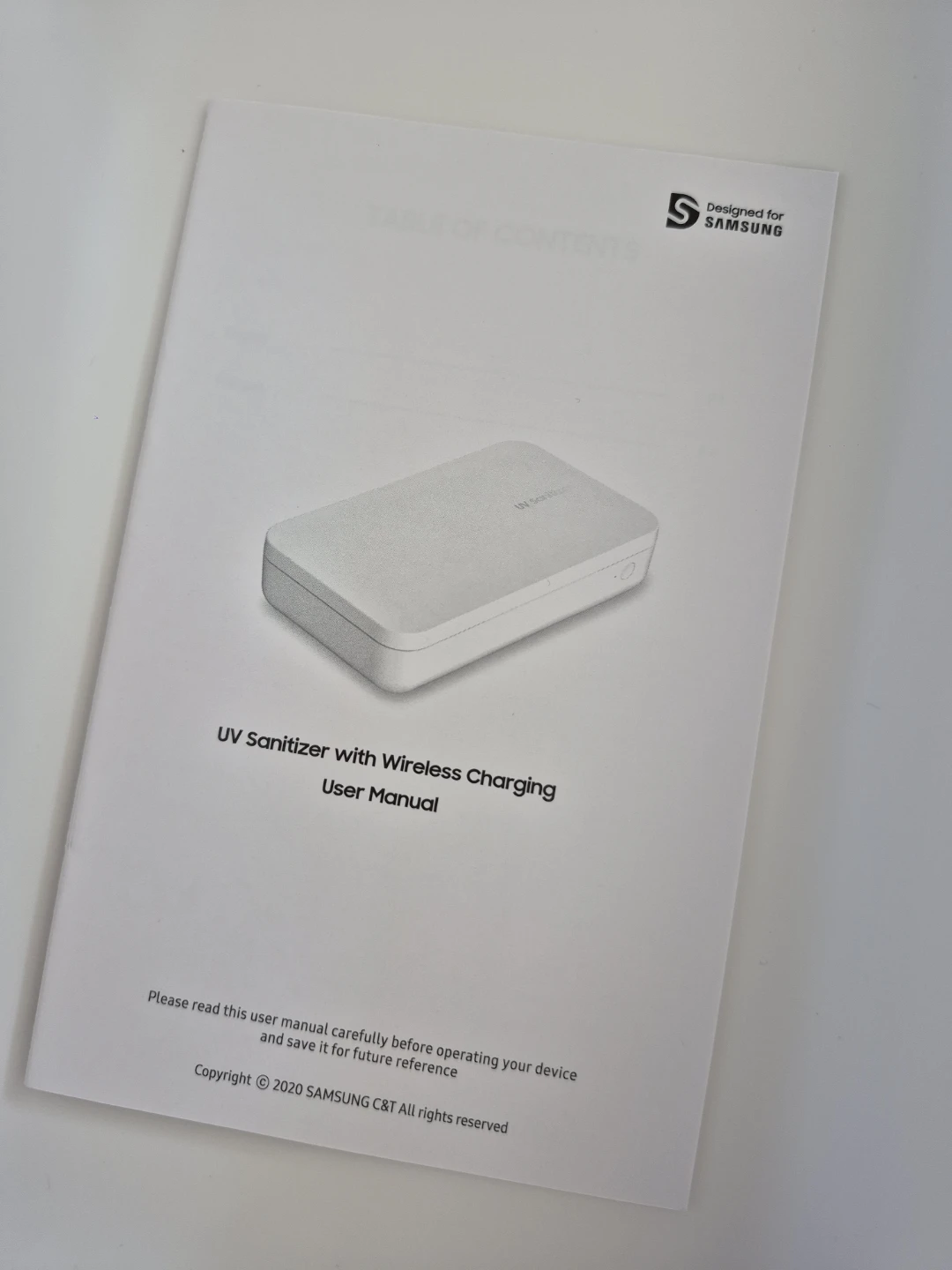 Samsung UV Sanitizer with Wireless Charging