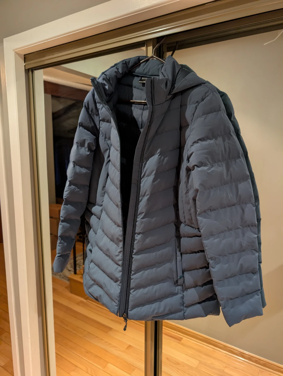 Ladies Puffer Jacket - Blue - L/G