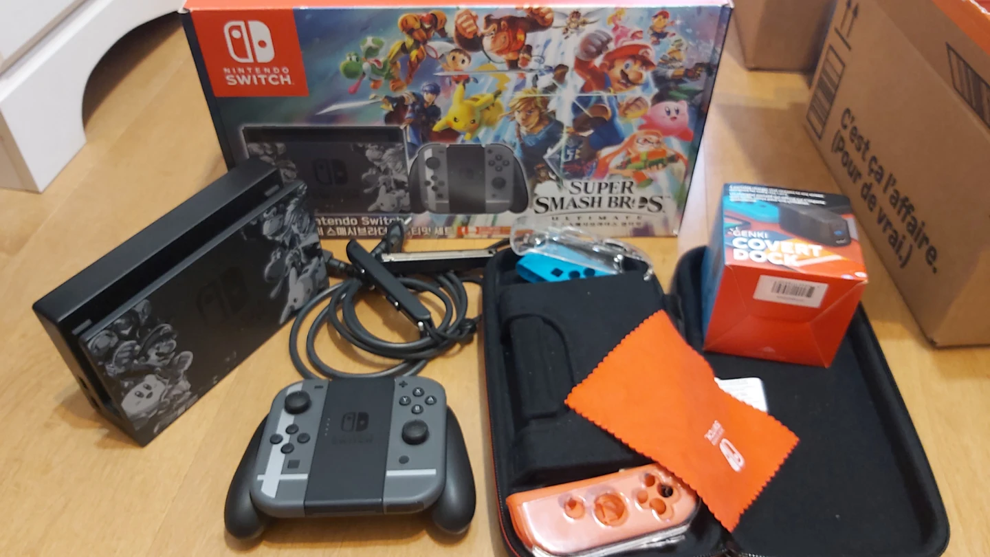 Smash Bros Dock and Accessories for Switch