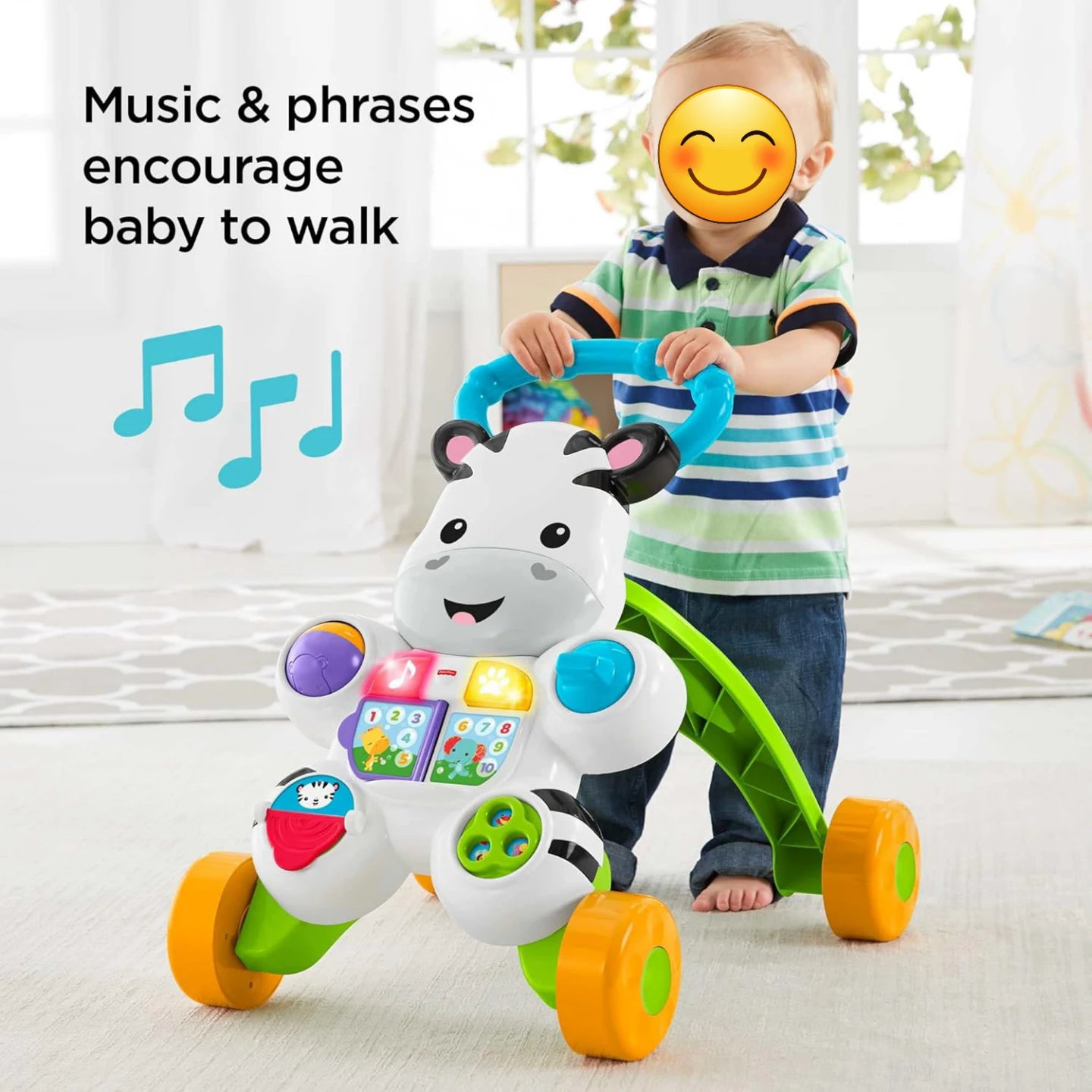 Fisher-Price Zebra Walker Activity Toy - photo 4