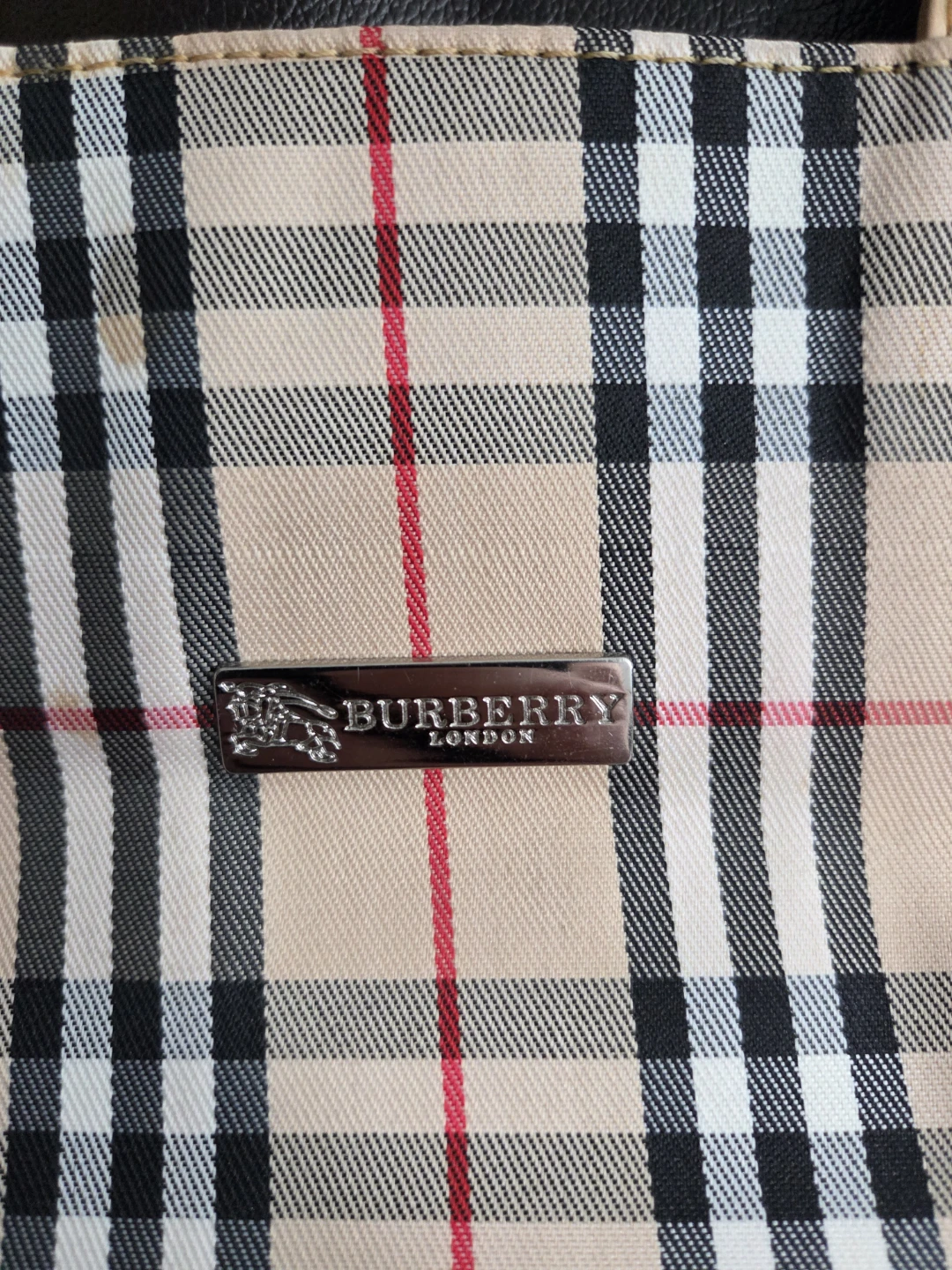 Burberry London Checkered Tote Bag - photo 4