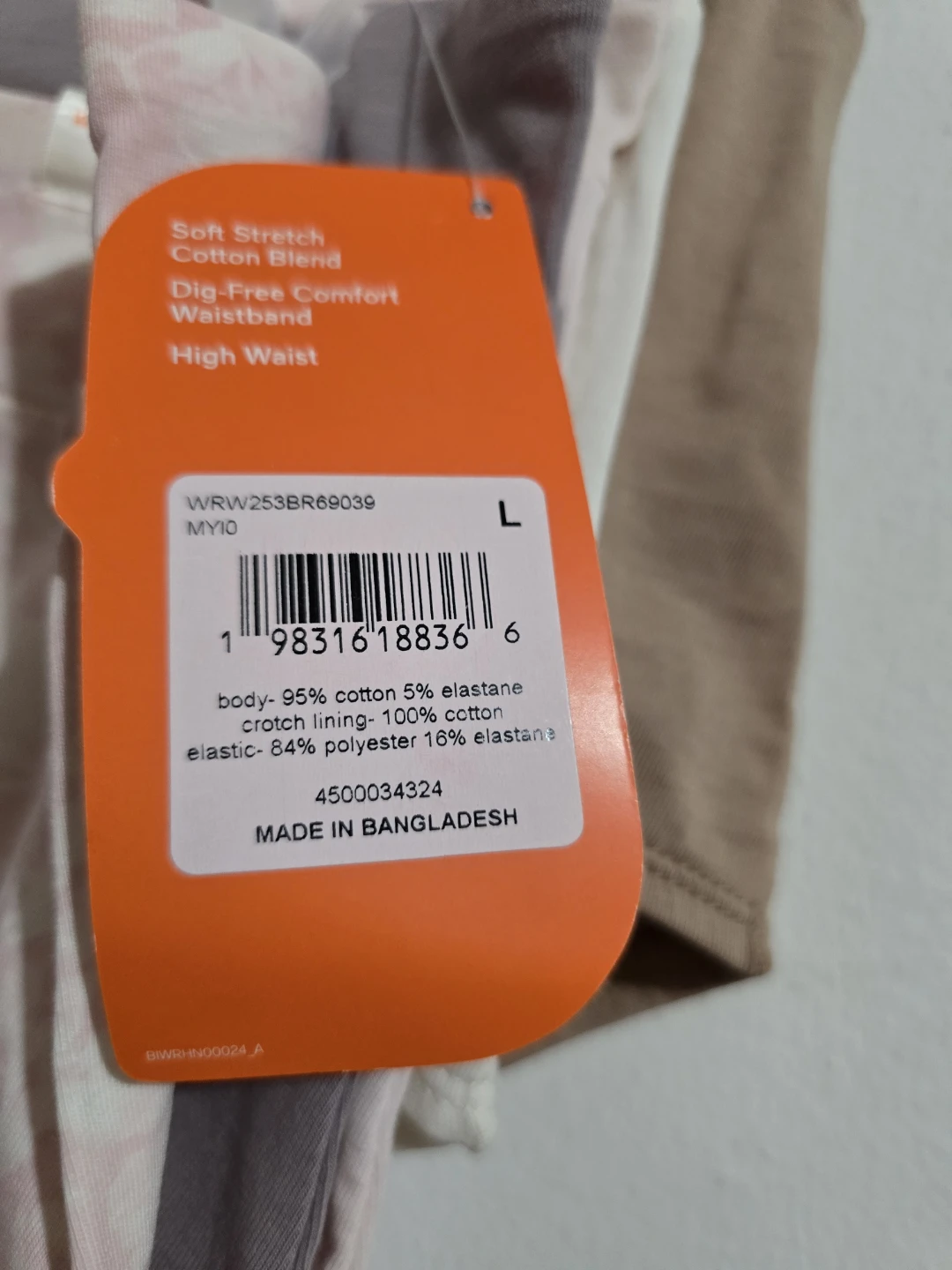 Warners Cotton Blend High Waist Briefs 5 Pack Size L - photo 4