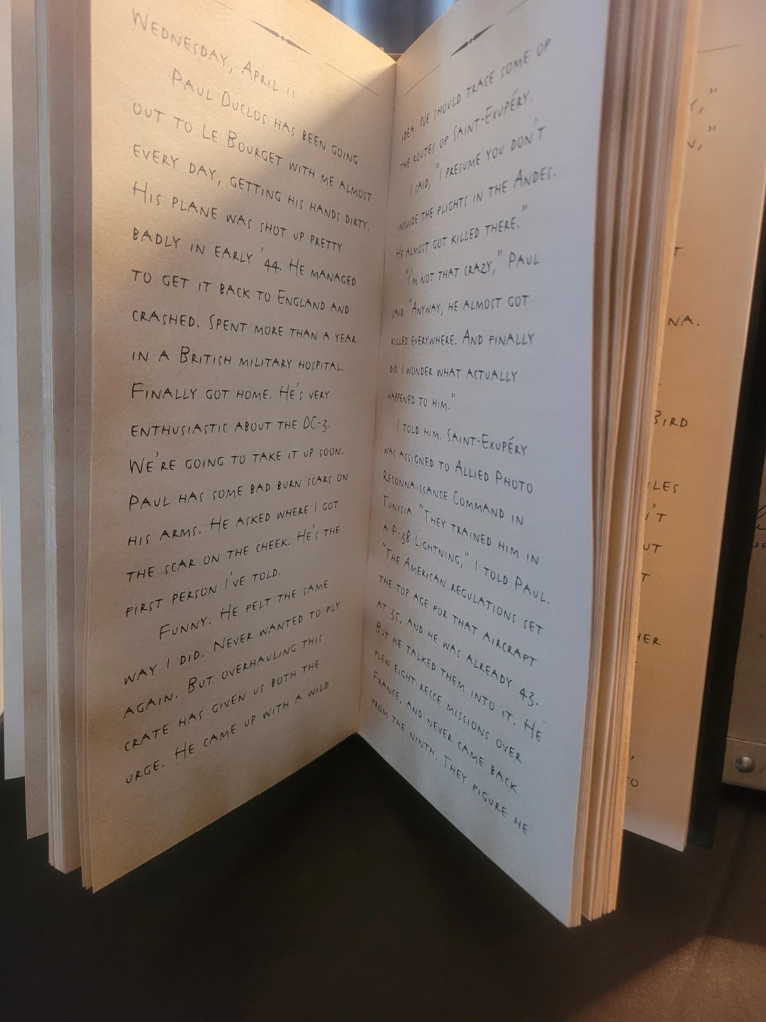 Aeroblen Pilot's Journal by Max Morgan 1947 - photo 3