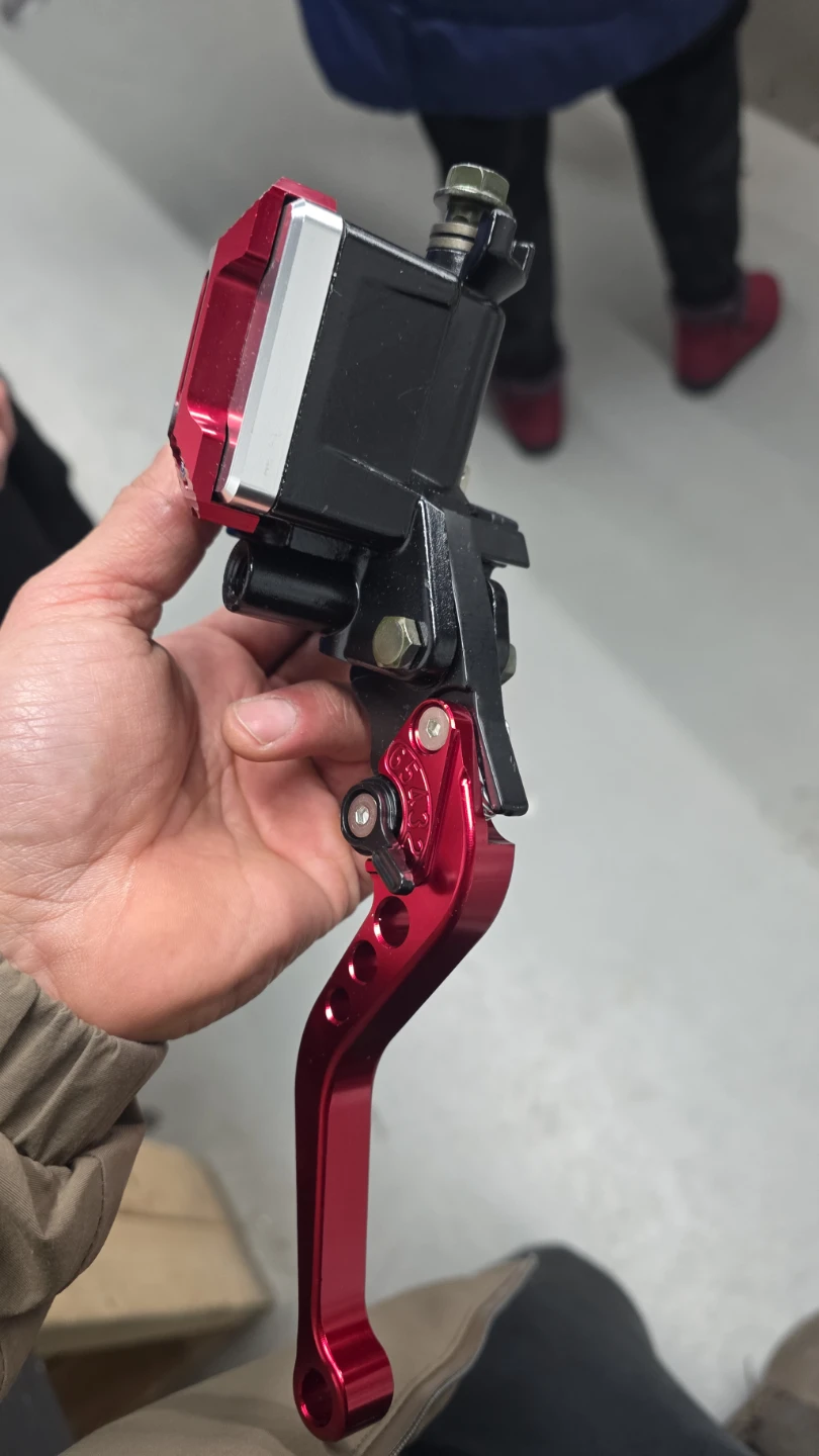 Red Motorcycle Brake Clutch Lever Assembly - photo 3