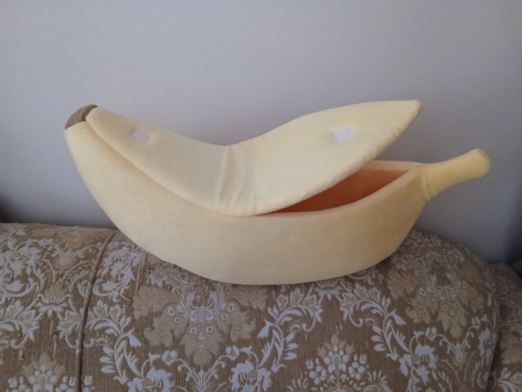 Yellow Banana Cat Bed
