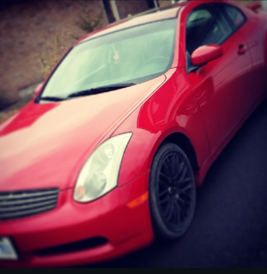 Red Infiniti G35 Coupe