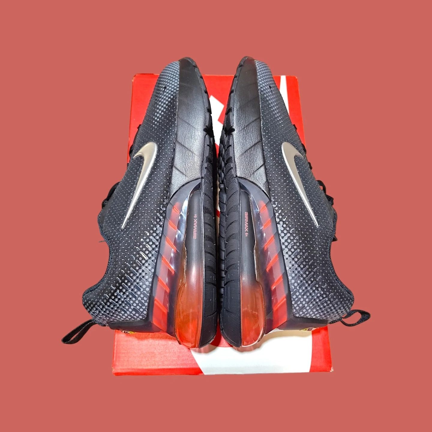 🚹 6.5Y US — Nike Air Max Pheonix GS 2025 [BLACK/CRIMSON] - photo 4