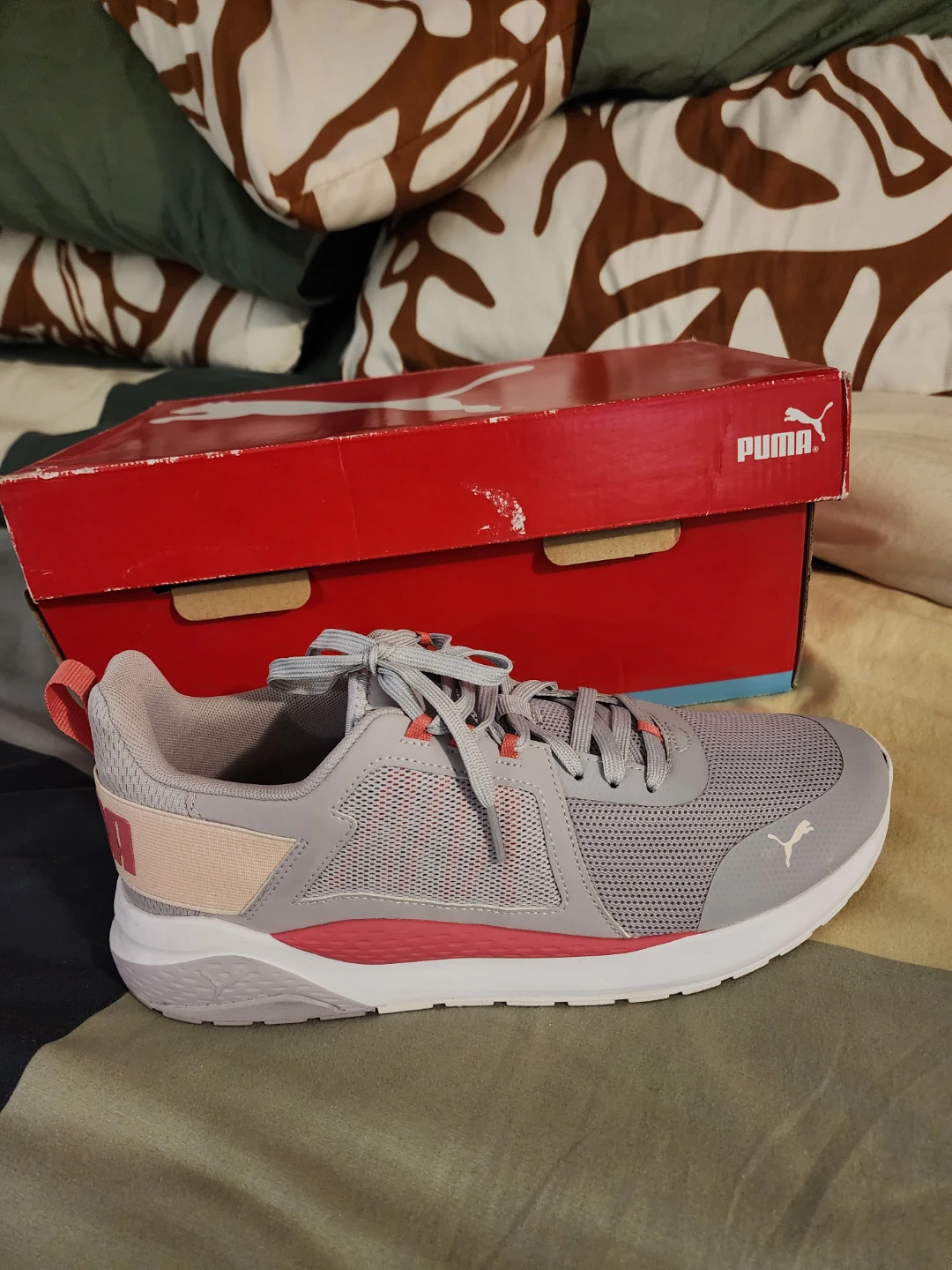 Puma Women's Running Shoes - Grey/Pink