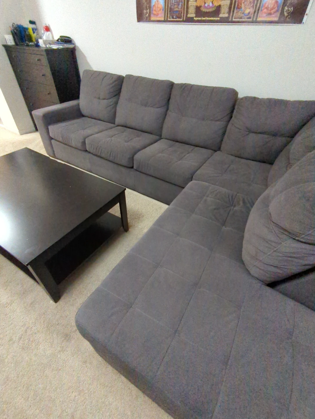 Grey Sectional Sofa - photo 4
