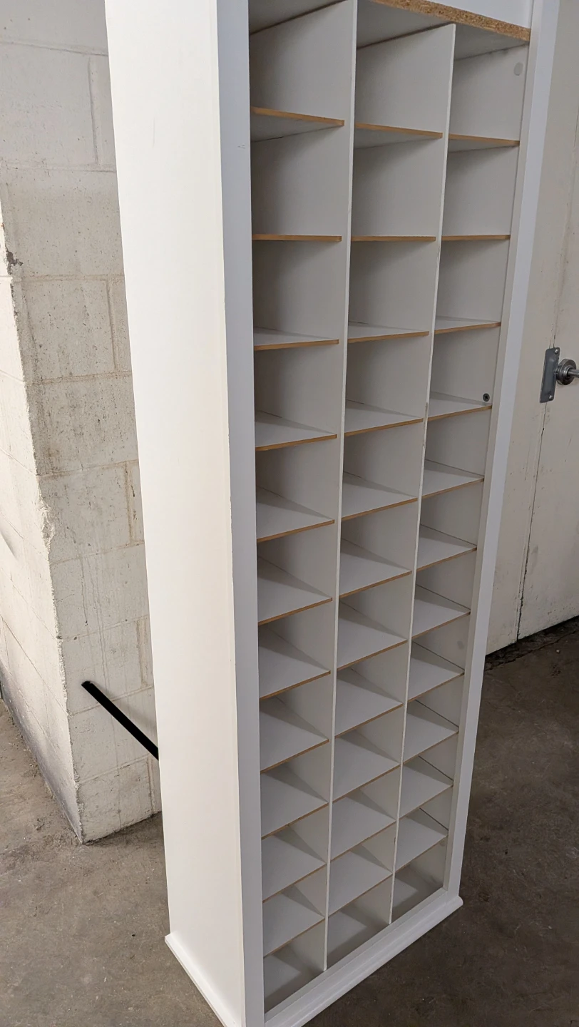 White Cubby Storage Shelf Unit - photo 2