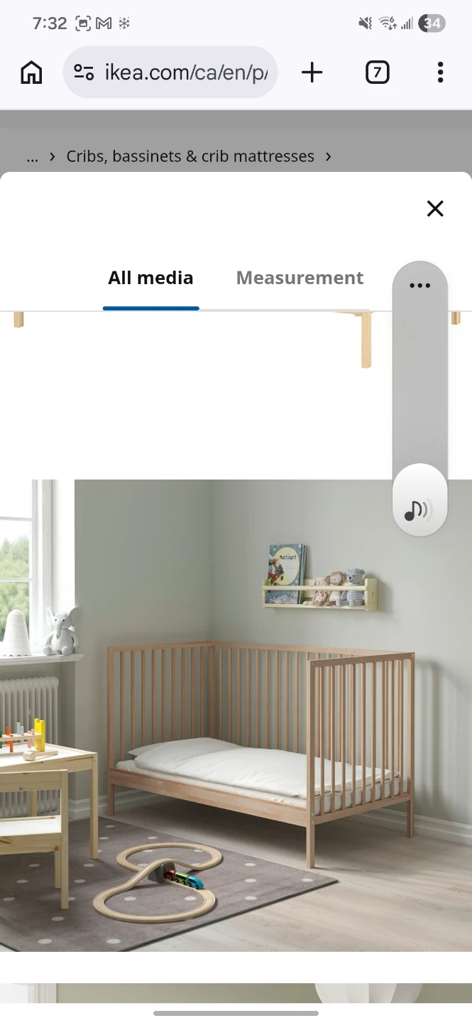 IKEA SUNDVIK Crib - White - photo 3