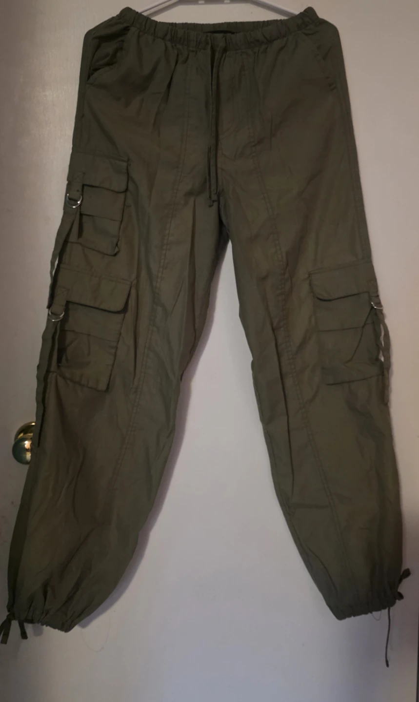 Olive Green Cargo Pants