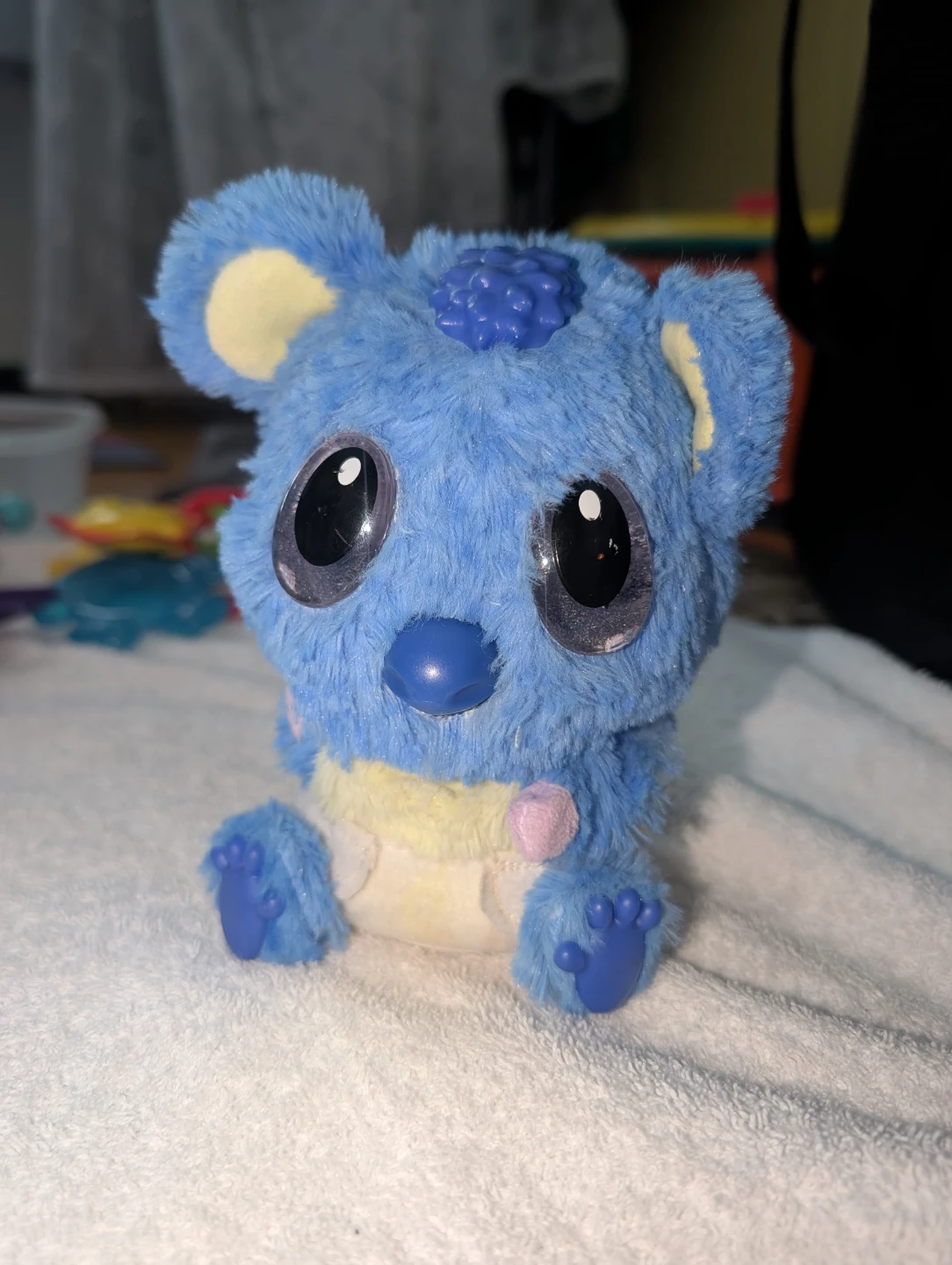 Blue Interactive Plush Toy