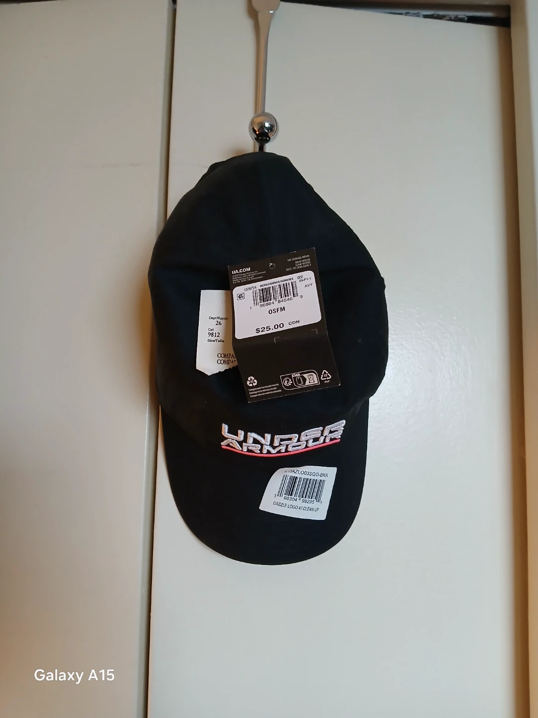 Under Armour OSFM Black Dazzle Logo 47 Clean Up Cap