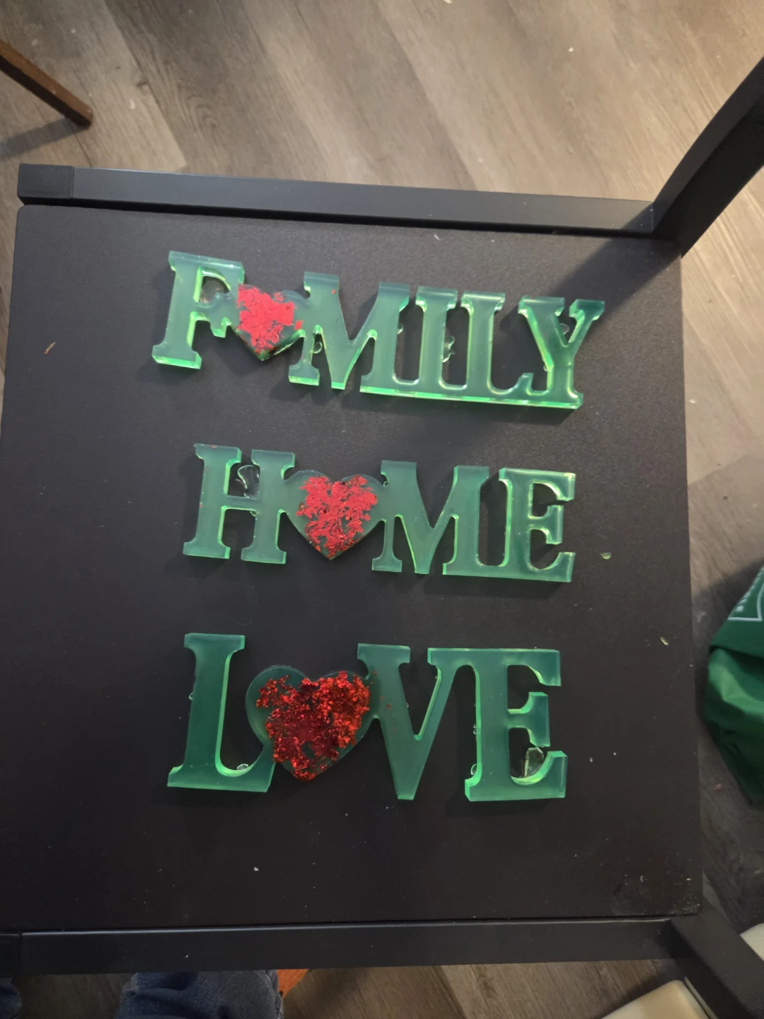 Family Home Love Word Cutouts - photo 4