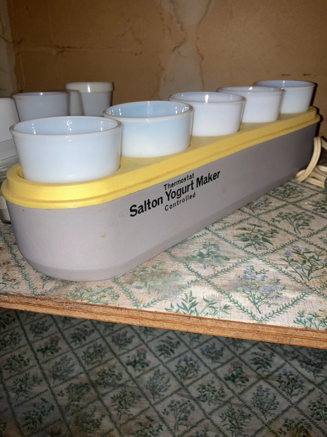 Salton Thermostat Controlled Yogurt Maker with 8 Cups
