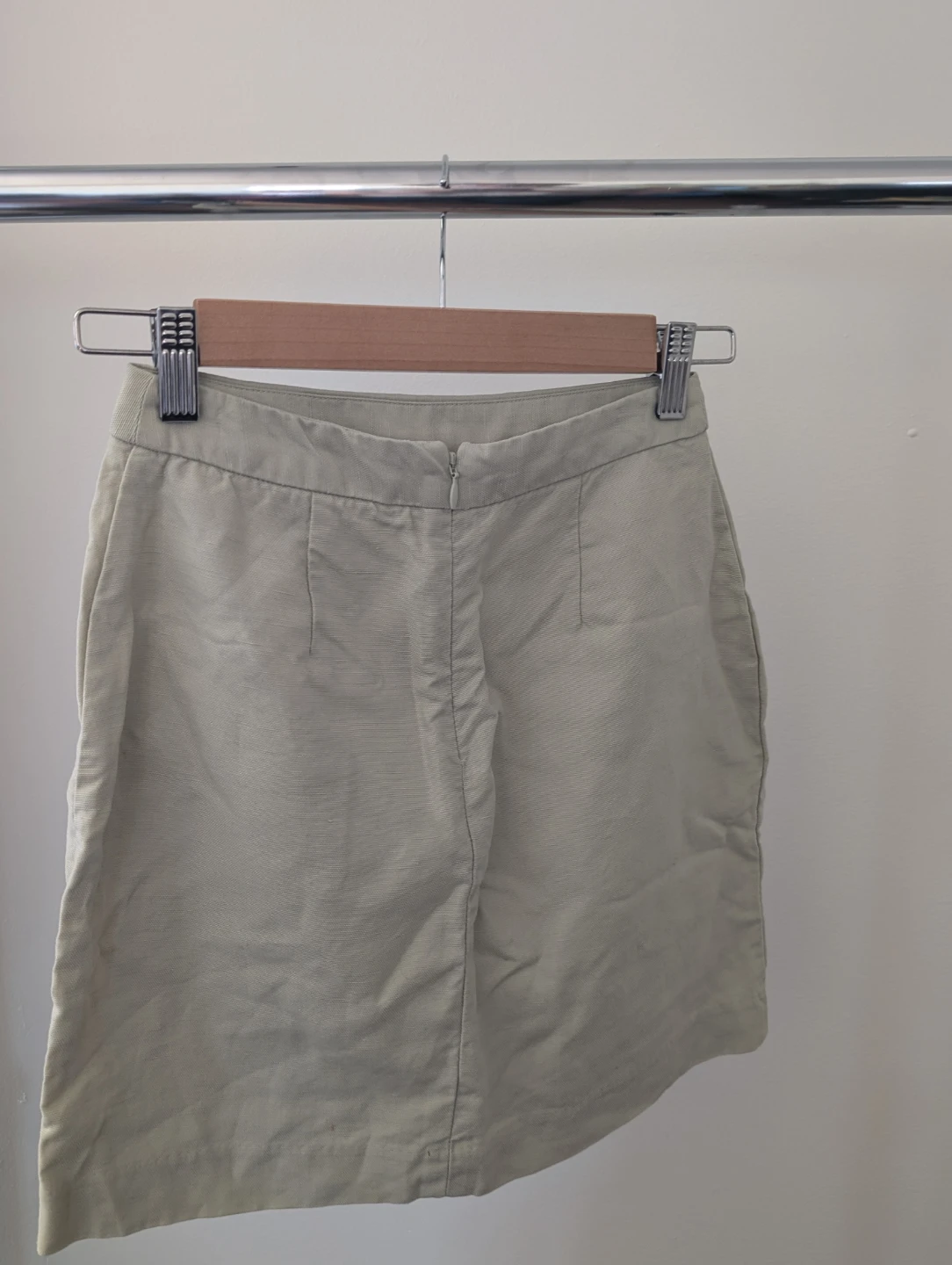 Wilfred Light Green Mini Skirt - photo 2
