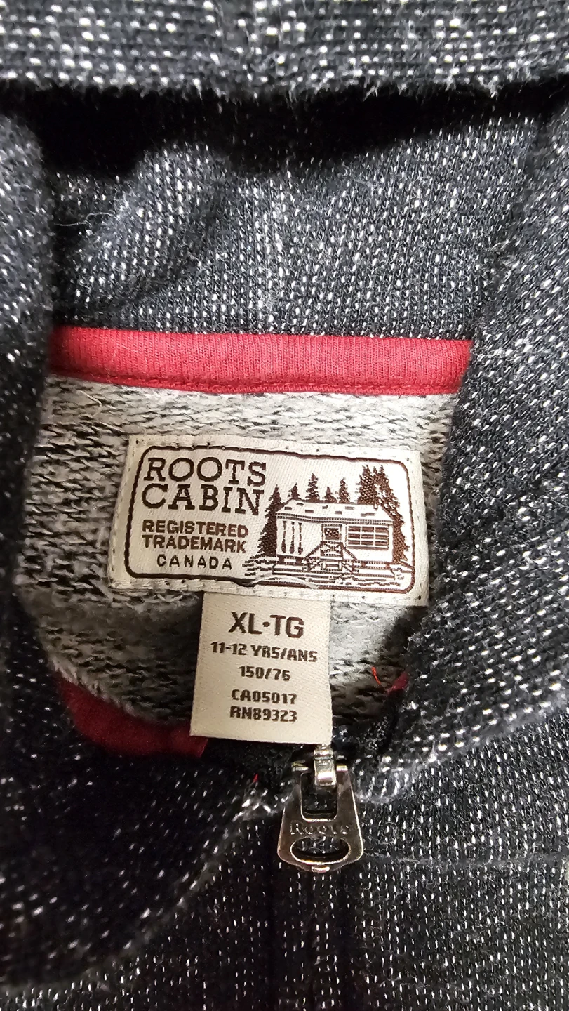 Roots Cabin Athletics Zip-Up Hoodie XL - photo 3