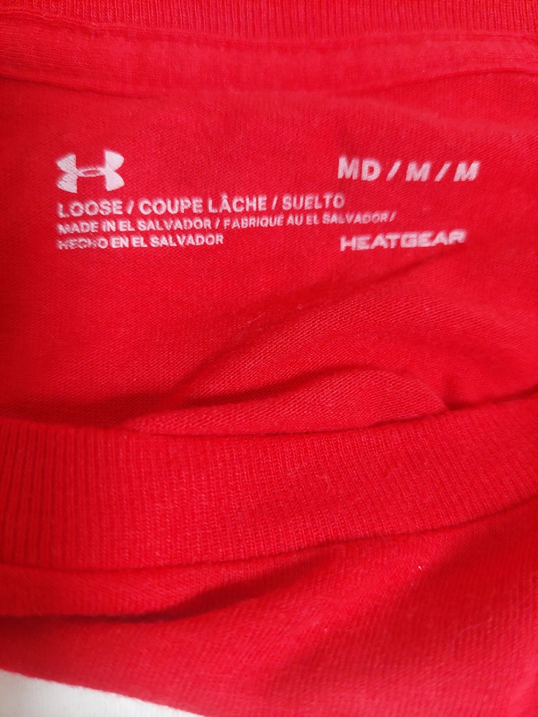 Under Armour Red T-Shirt Size M - photo 2