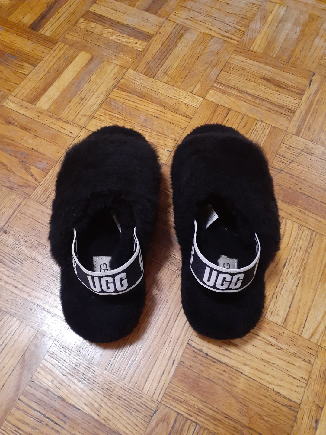 🥕Black UGG Fluffy Slippers🥕 - photo 3