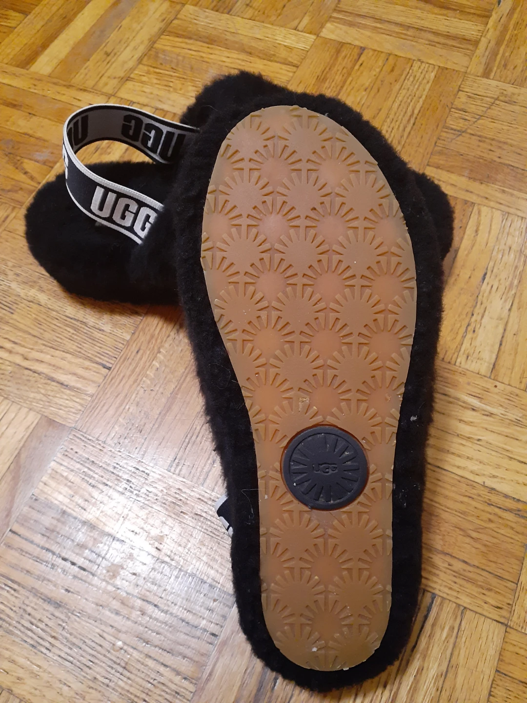 🥕Black UGG Fluffy Slippers🥕 - photo 4