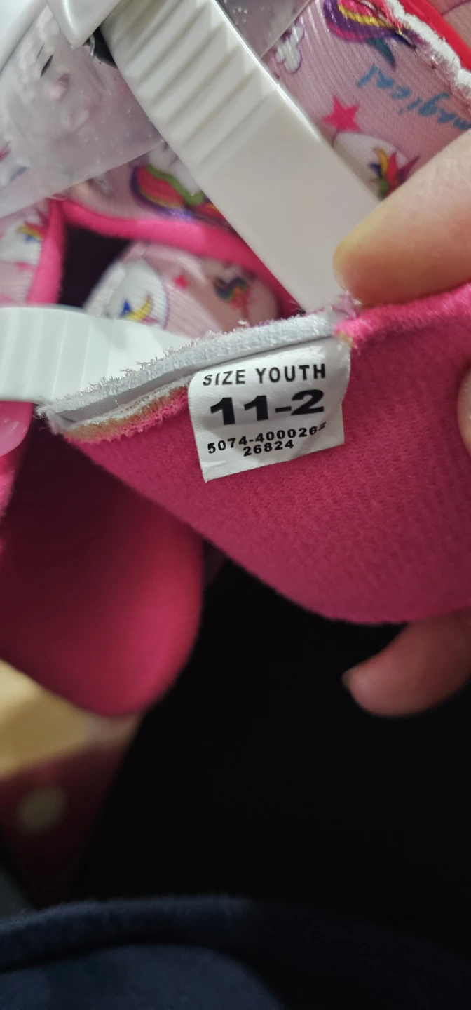 Kids Pink Unicorn Adjustable Roller Skates Size Small - photo 5