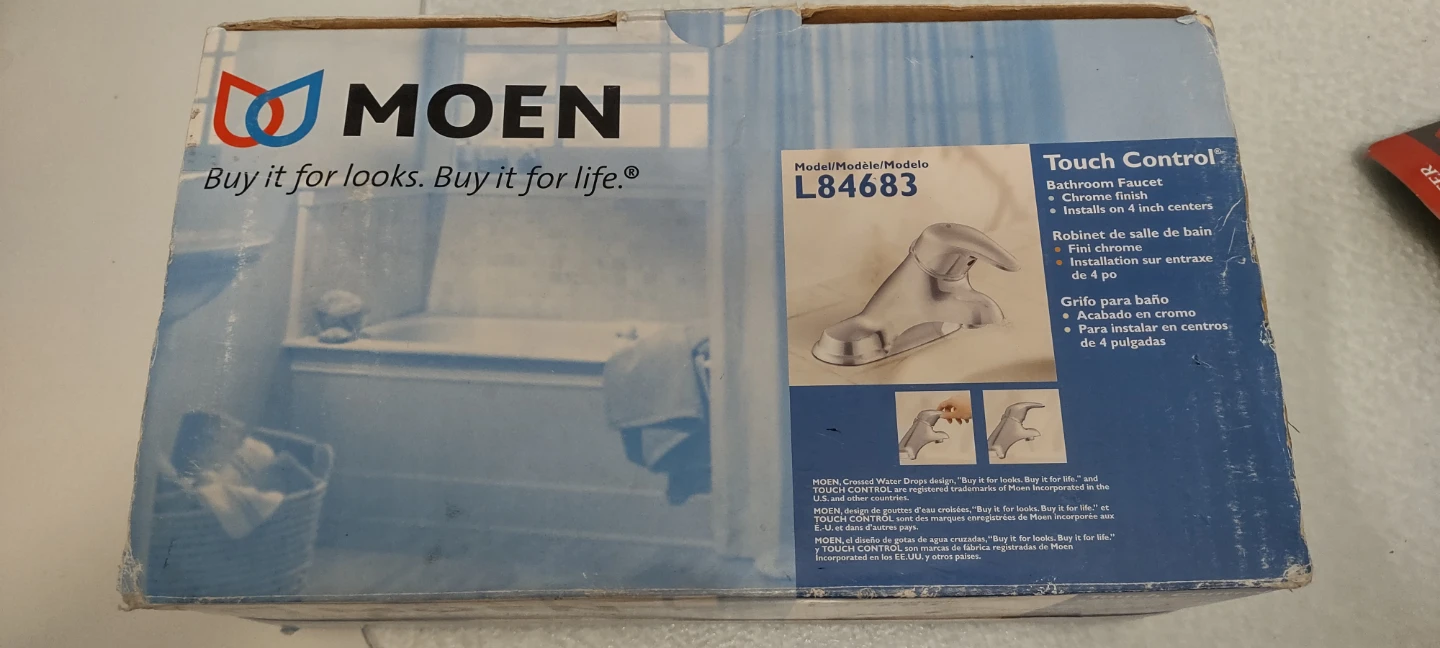 MOEN L84683 Touch Control Bathroom Faucet Chrome - photo 4
