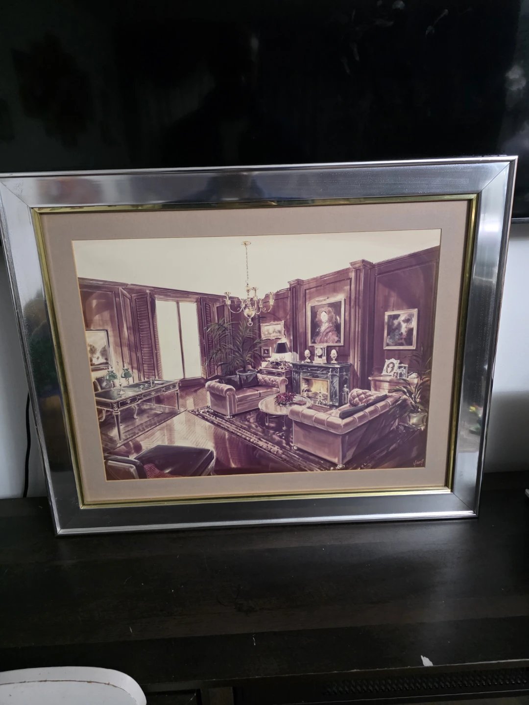Framed Print of Luxurious Interior Scene - photo 3