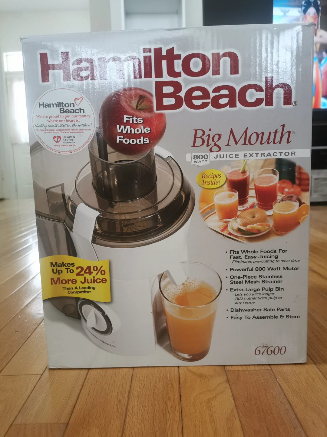 Hamilton Beach Big Mouth 800 Watt Juice Extractor
