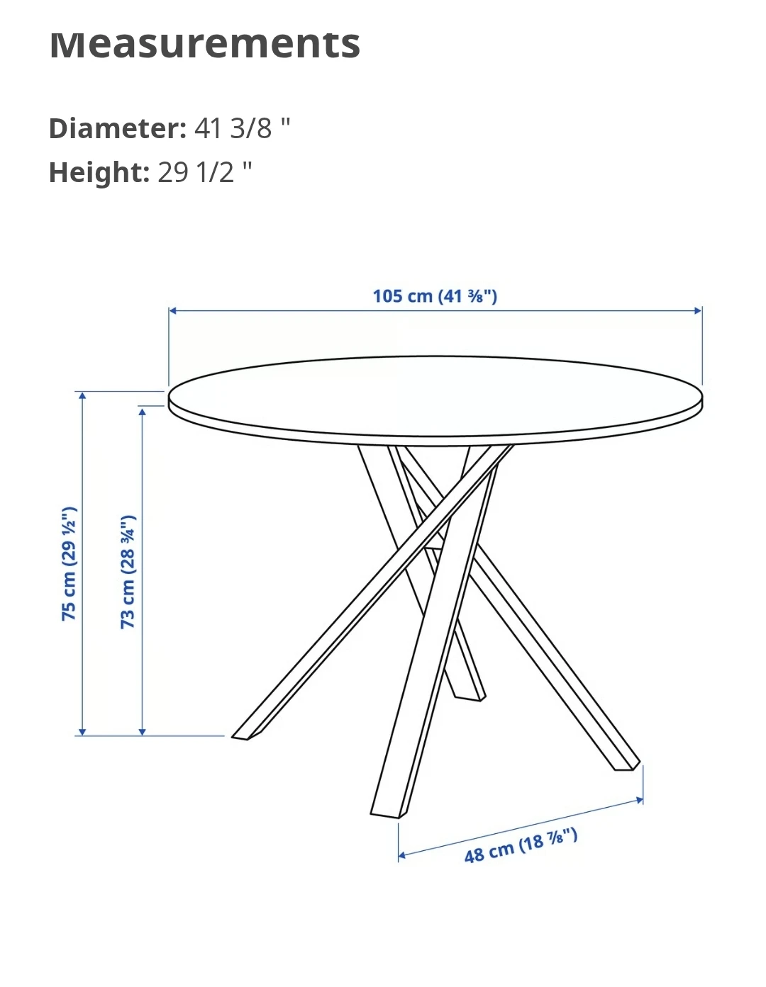 White Round Dining Table - photo 2