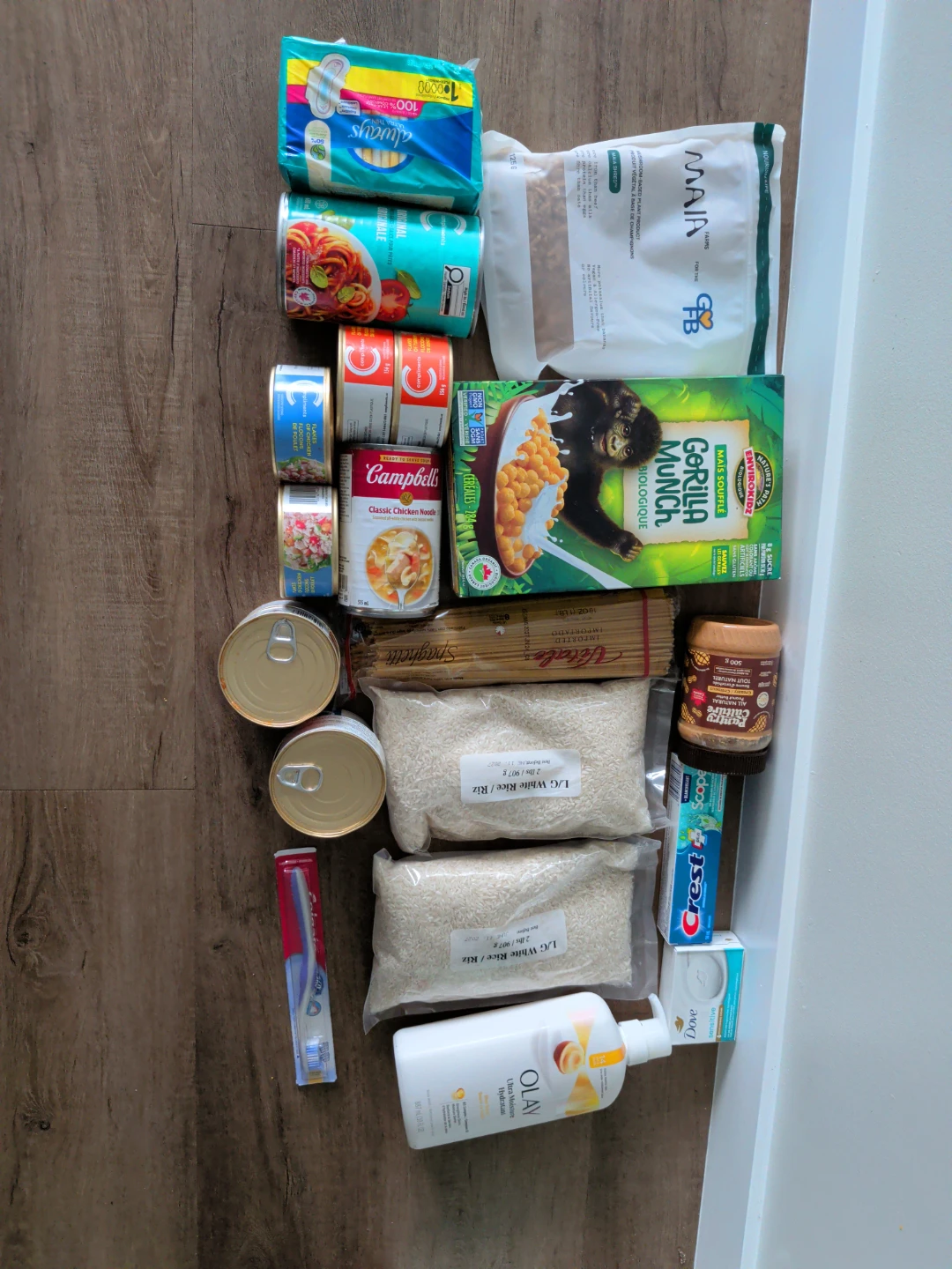 Assorted Groceries and Personal Care Items