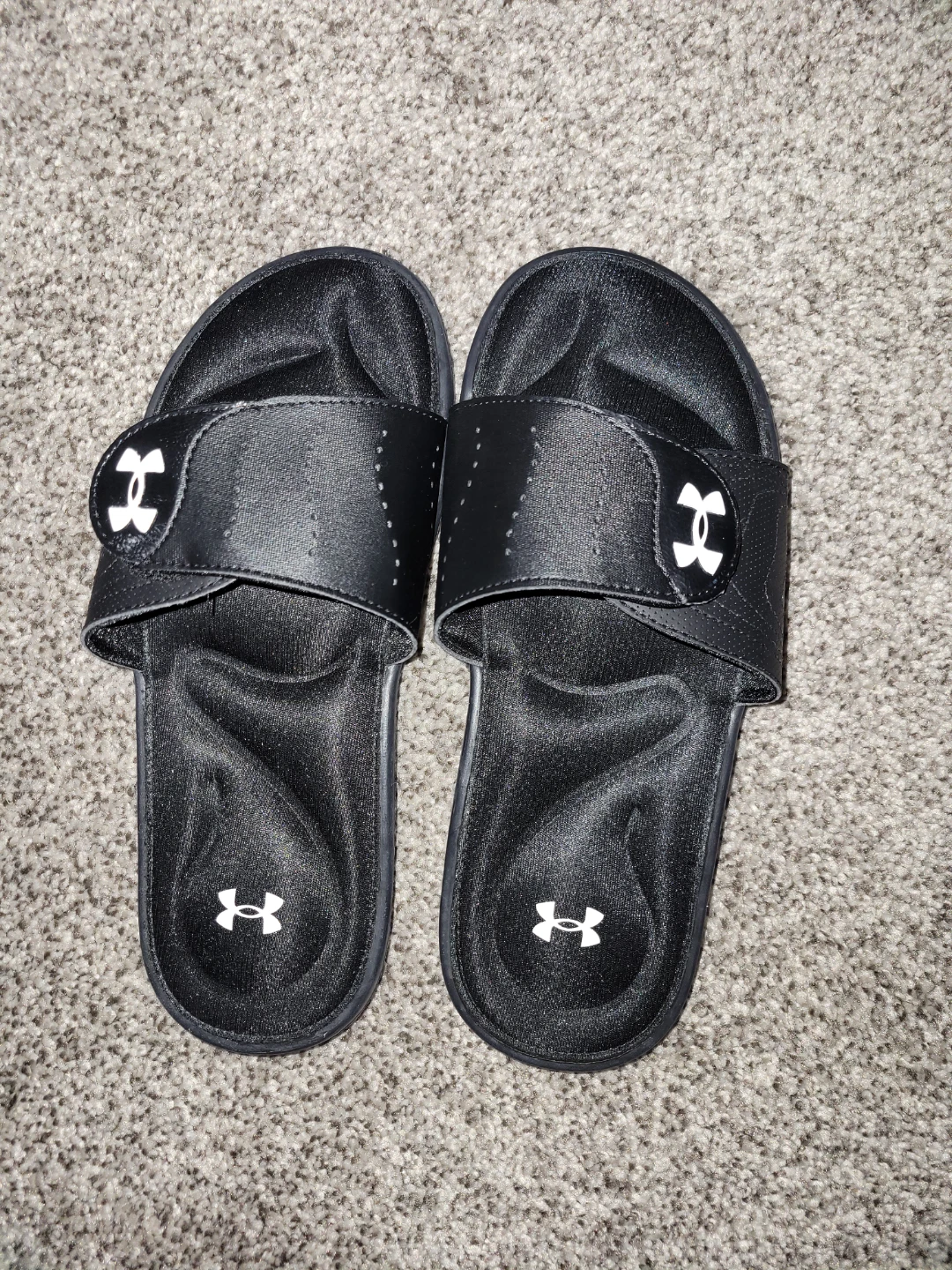 Under Armour Black Slides