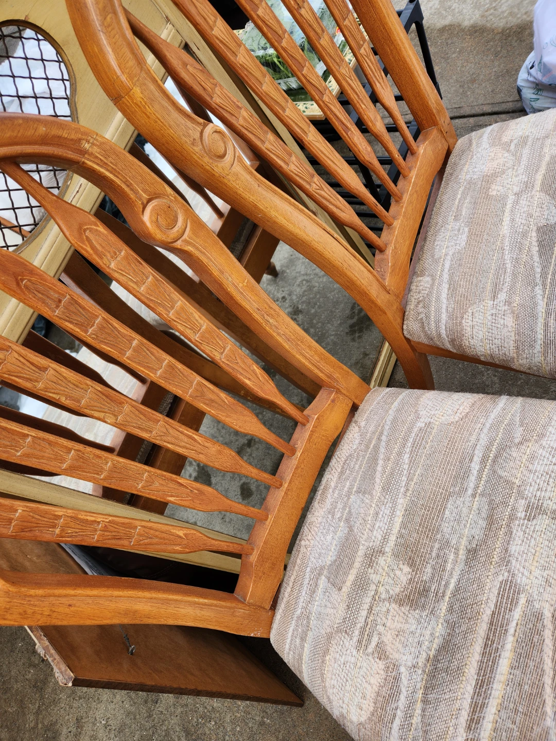 Set of 2 Wooden Dining Chairs - photo 4