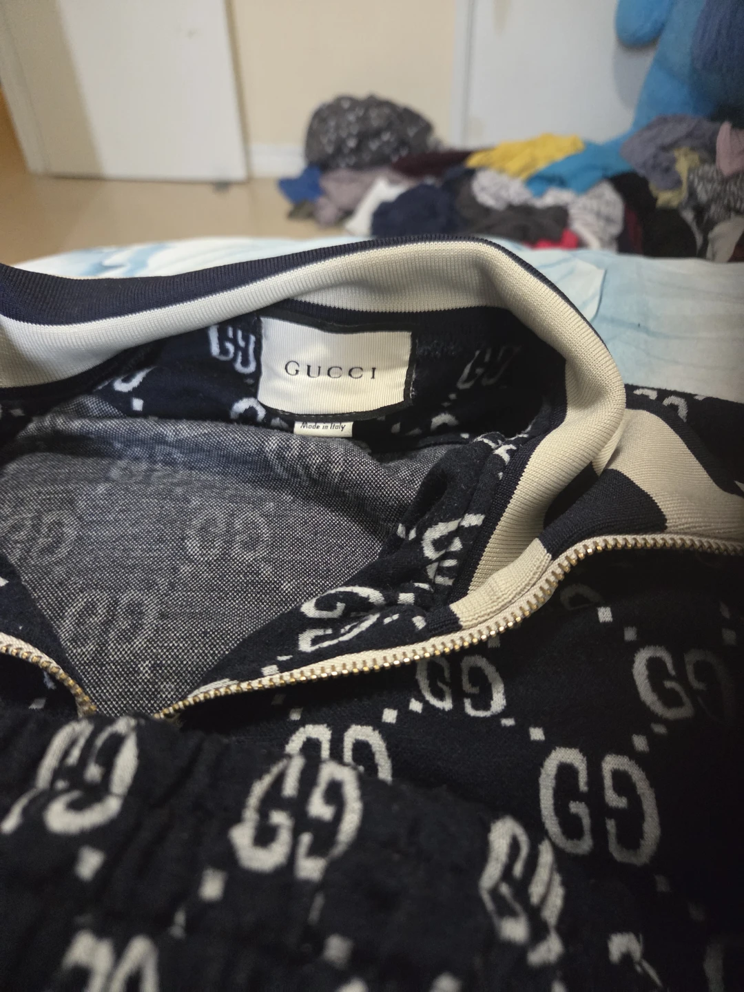 Gucci All-Over GG Monogram Zip-Up Jacket - photo 2