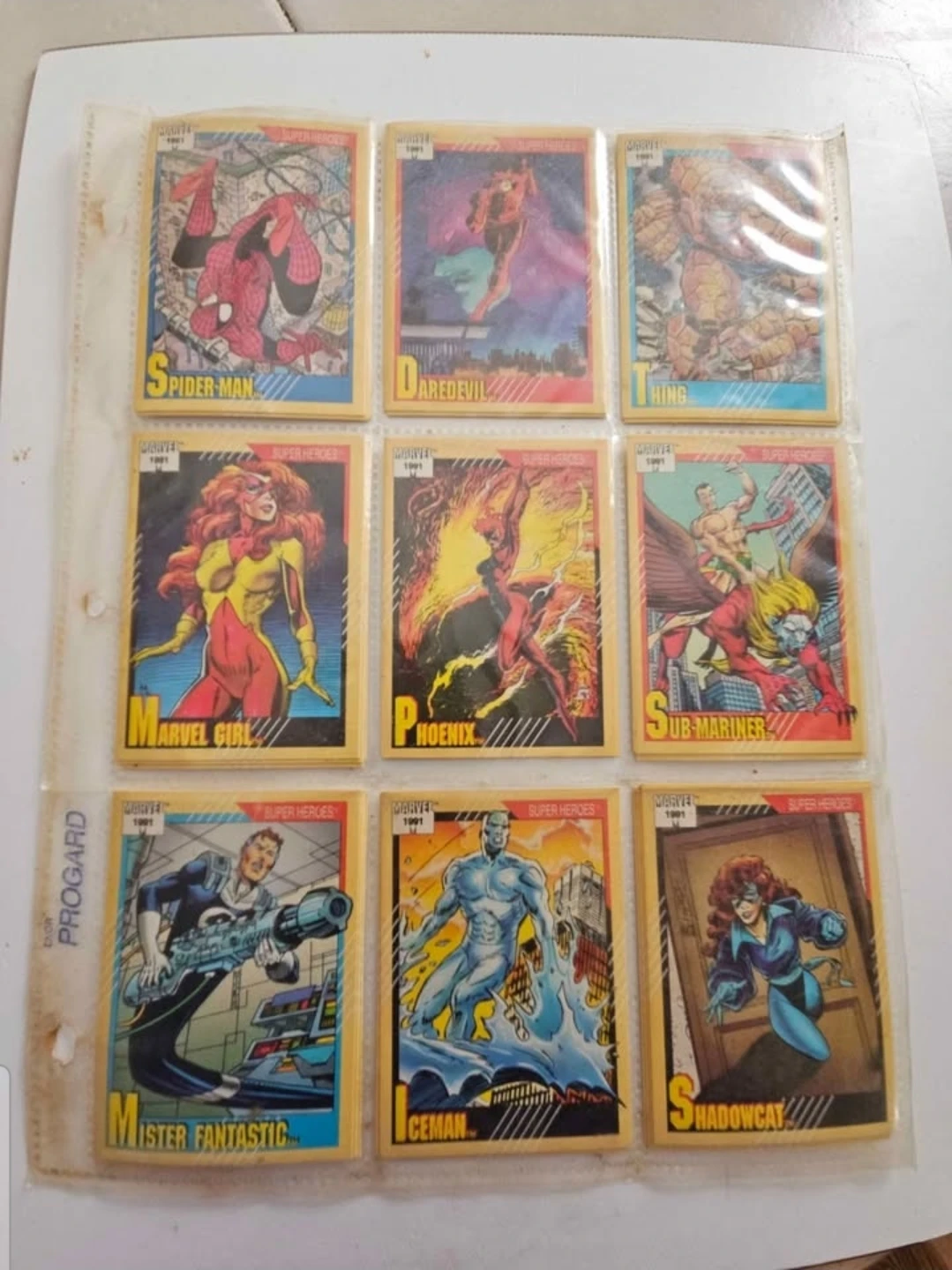 1991 Marvel Super Heroes Trading Cards - Full Set
