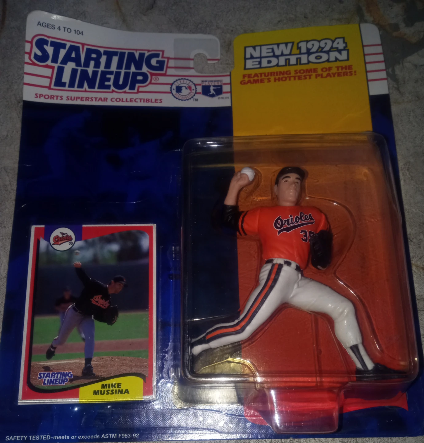 Starting Lineup Mike Mussina New 1994 Edition