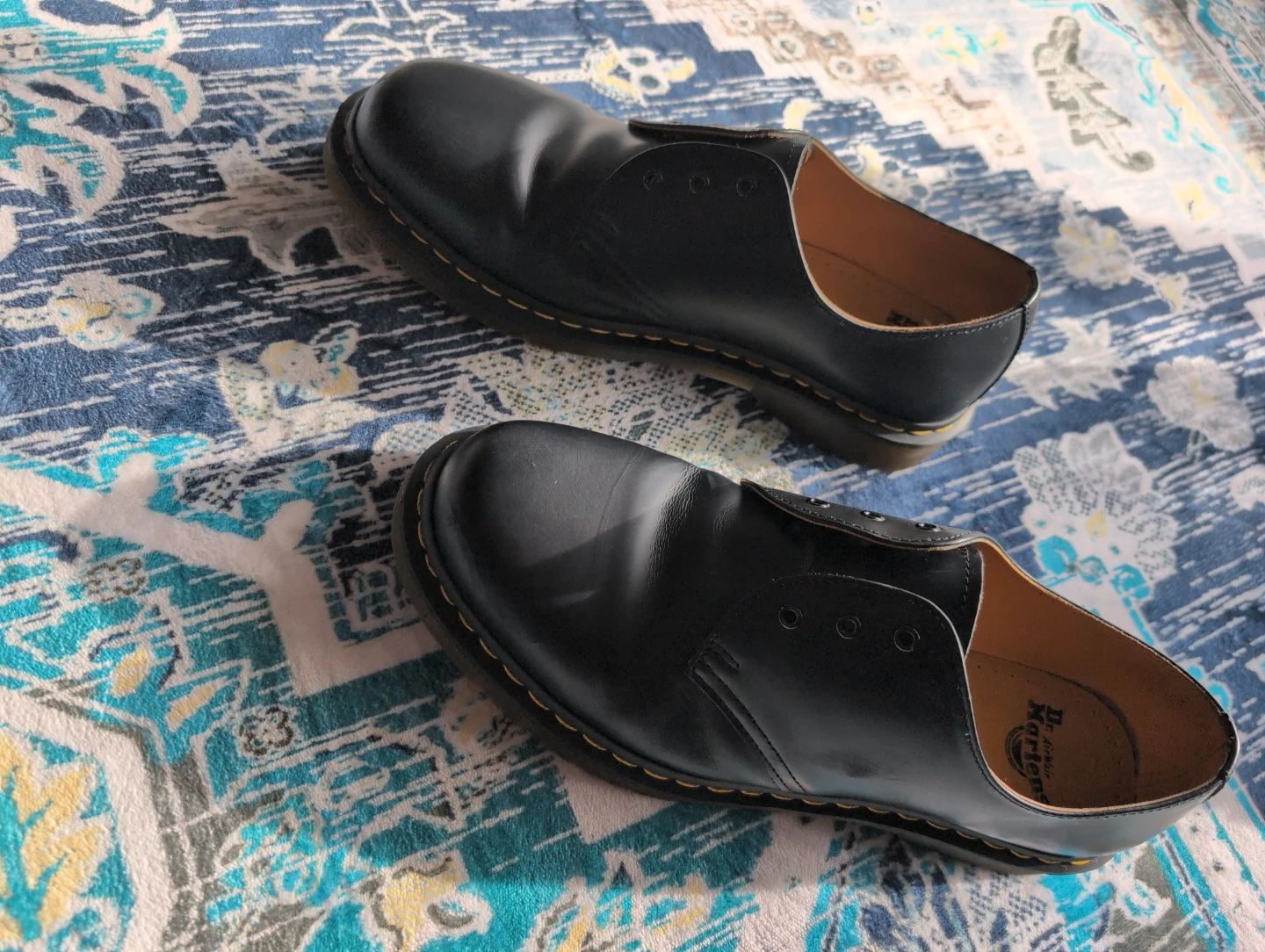 Dr. Martens 1461 Black Leather Oxford Shoes - photo 3
