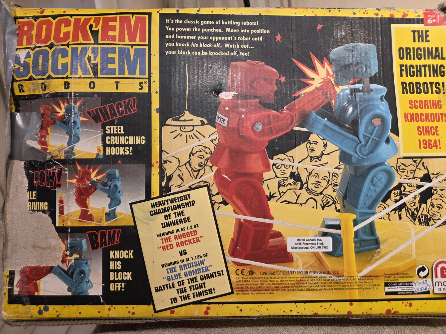 Rock 'Em Sock 'Em Robots Vintage Toy - photo 3