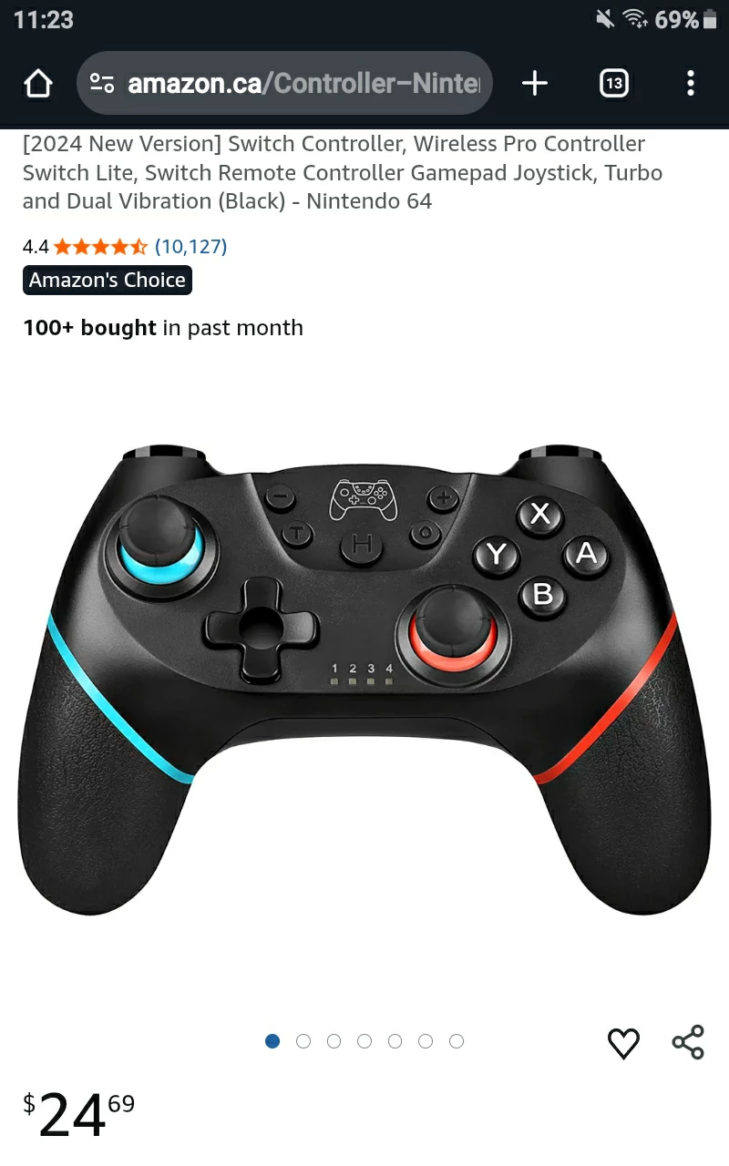 🥕 🎮 🆕 Wireless Controller for Nintendo  🆕 🎮 - photo 5