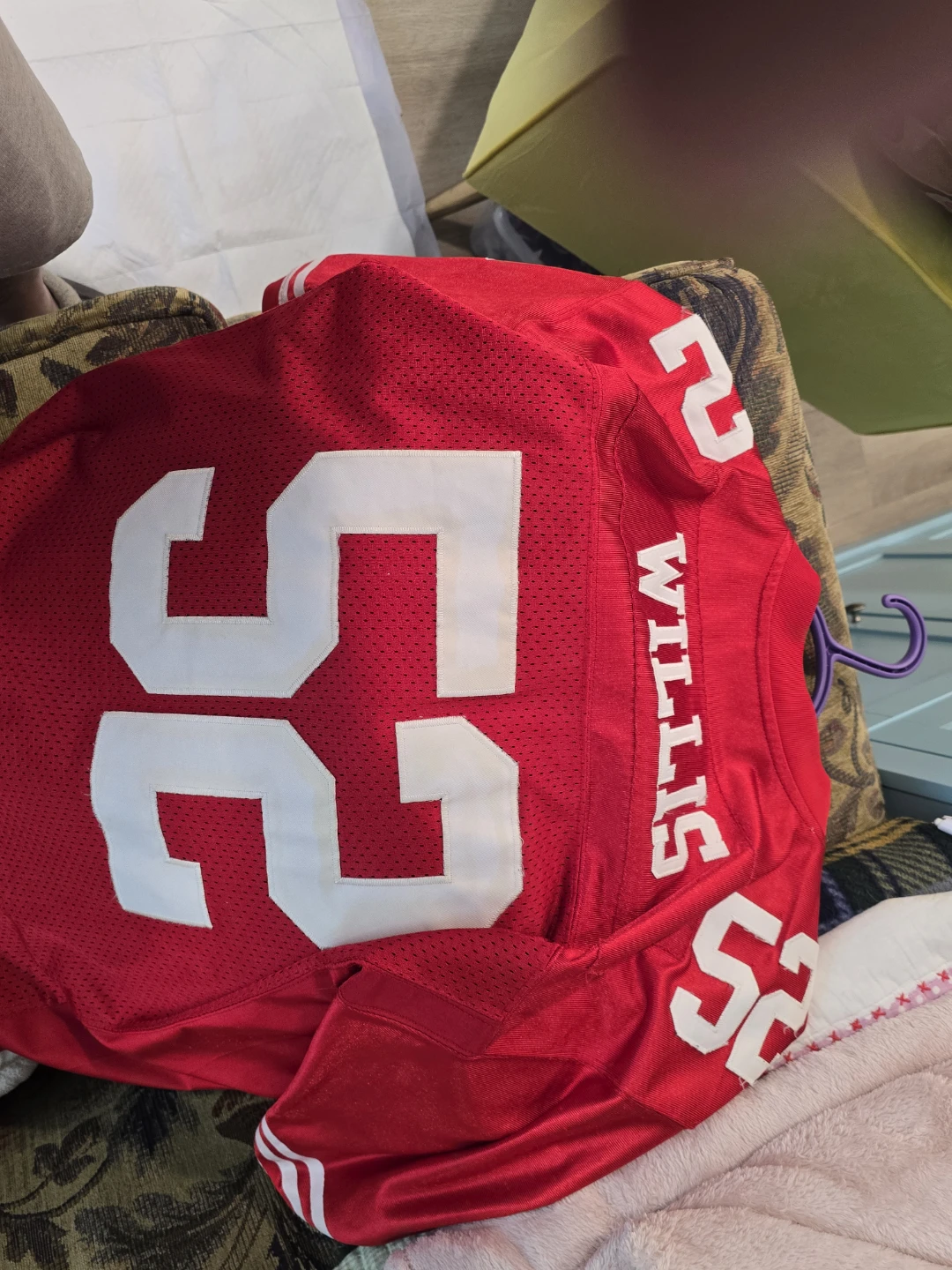 Reebok NFL 49ers Jersey - #52 Willis - photo 4