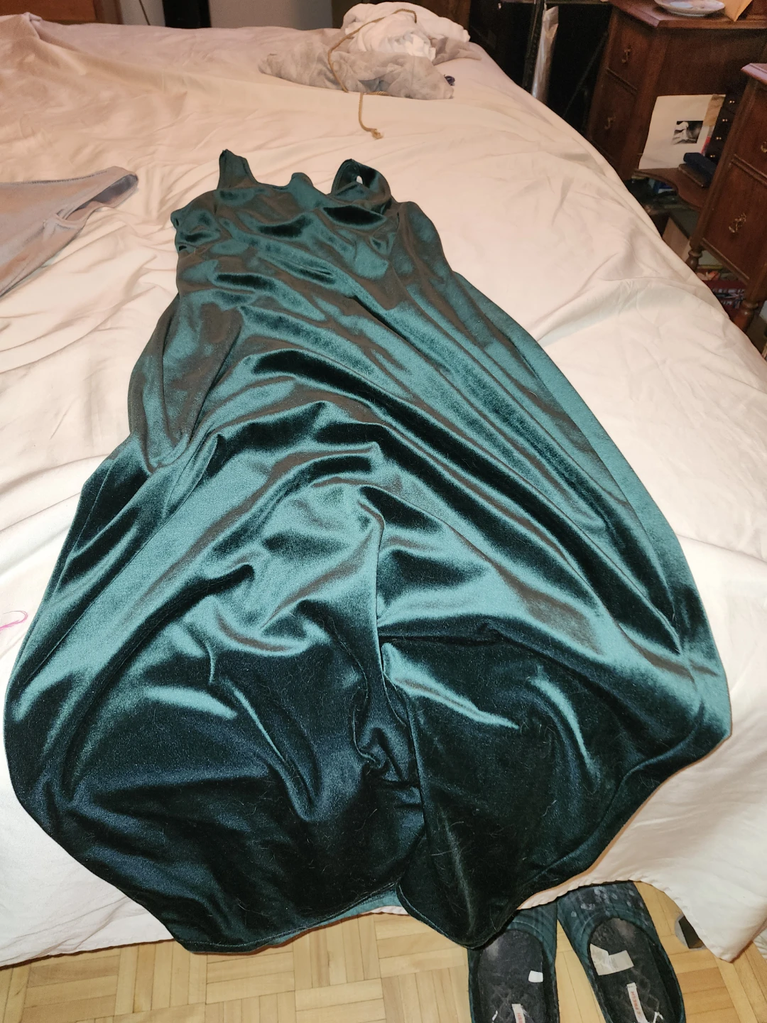 Velvet Maxi Dress - photo 3