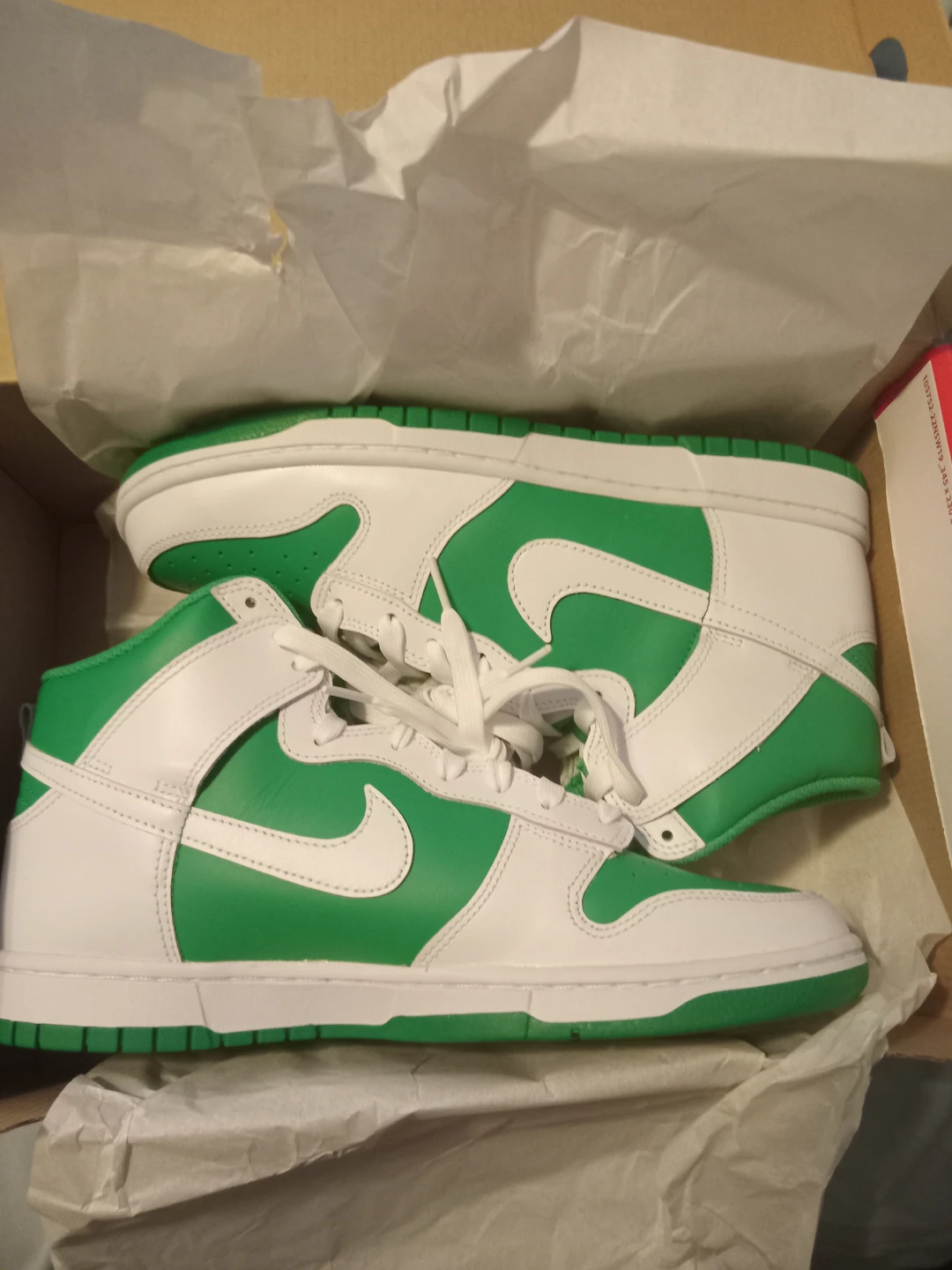Nike Dunk High White Green