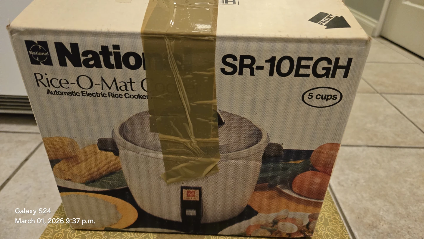 National Rice-O-Mat SR-10EGH Rice Cooker - photo 3