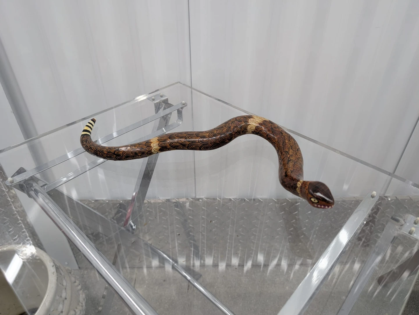 Decorative Wooden Snake Sculpture each $10 - photo 3