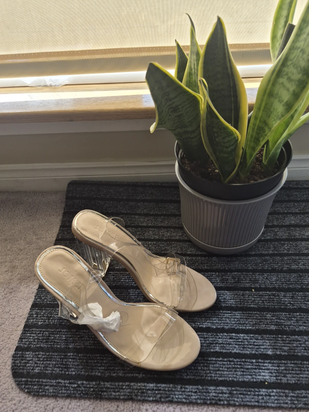 Clear Block Heel Sandals - photo 2