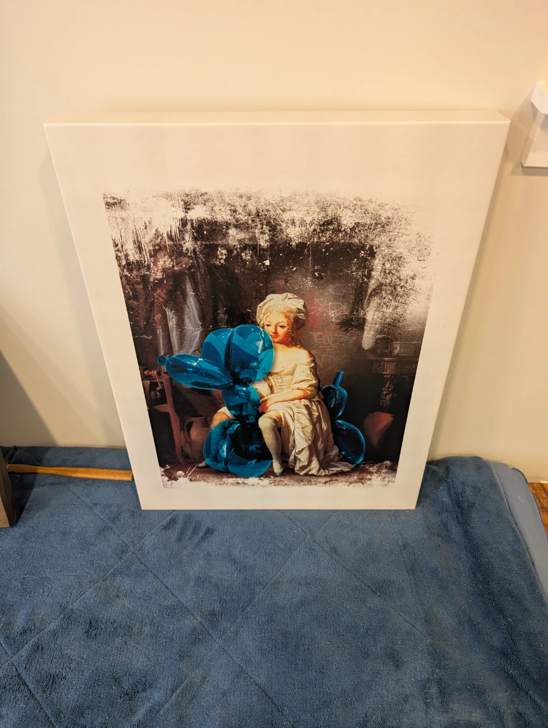 Blue Balloon Dog Art Print - photo 2