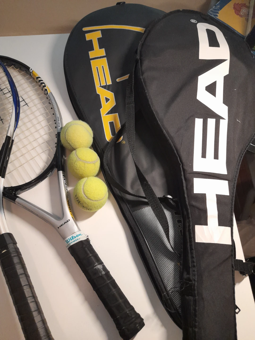 Set of 2 Head Tennis Rackets, Tennis balls and Case - photo 3